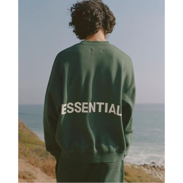 essentials logo sweat shirt