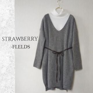 ストロベリーフィールズ(STRAWBERRY-FIELDS)のストロベリーフィールズ☆ロングニット(ニット/セーター)