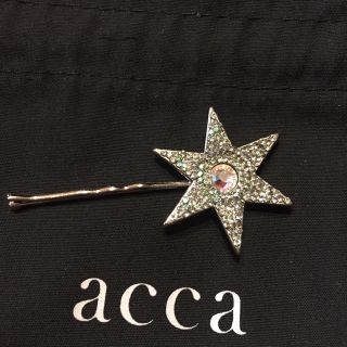 アッカ(acca)のアッカ acca☆ハッピーホリデー  スターピン☆美品(ヘアピン)