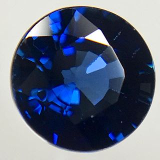 大特価 "濃藍色" 0.3ct UP 天然 サファイア ルース 鑑別付(リング(指輪))