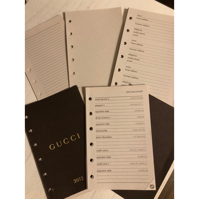 Gucci(グッチ)のGUCCI  手帳 アドレス帳付き☆ レディースのファッション小物(その他)の商品写真