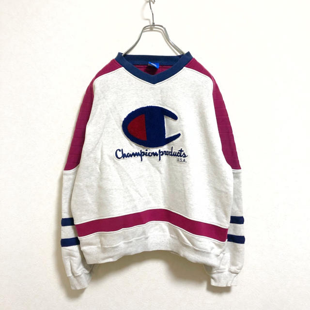 Champion(チャンピオン)の【80s】champion ビンテージ スウェット レディース L 古着 レディースのトップス(トレーナー/スウェット)の商品写真