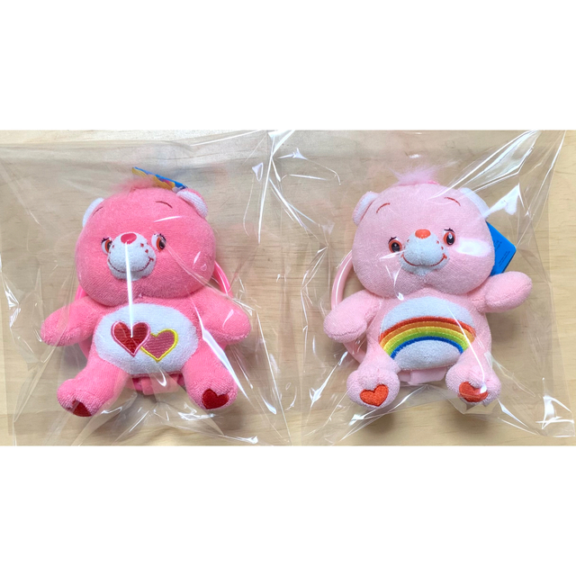 CareBears - ケアベア☆レア☆新品☆タオルハンガー☆ぬいぐるみ付き