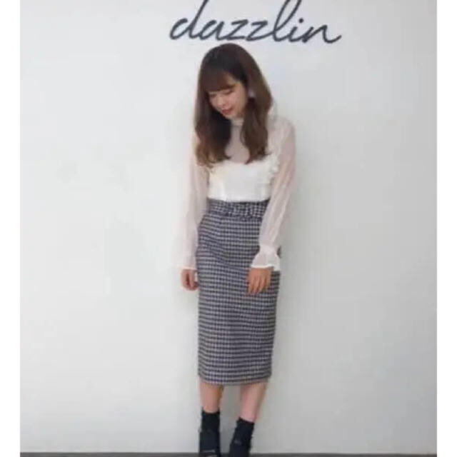 dazzlin(ダズリン)の新品＊ダズリン＊ベルト付きチェックスカート レディースのスカート(ひざ丈スカート)の商品写真