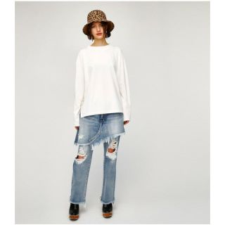 マウジー(moussy)のmoussy LAYERED AGING STRAIGHT 定価20304(デニム/ジーンズ)