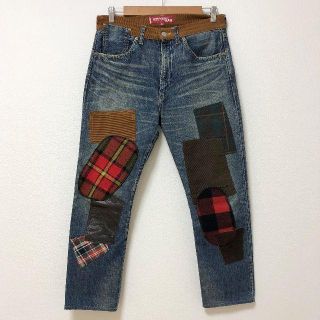 ジュンヤワタナベコムデギャルソン(JUNYA WATANABE COMME des GARCONS)の【値下げ】JUNYA WATANABE MAN×Levi’s パッチワークデニム(デニム/ジーンズ)