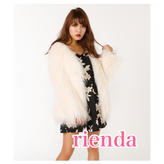 rienda(リエンダ)のrienda コート お値下げ中 レディースのジャケット/アウター(毛皮/ファーコート)の商品写真
