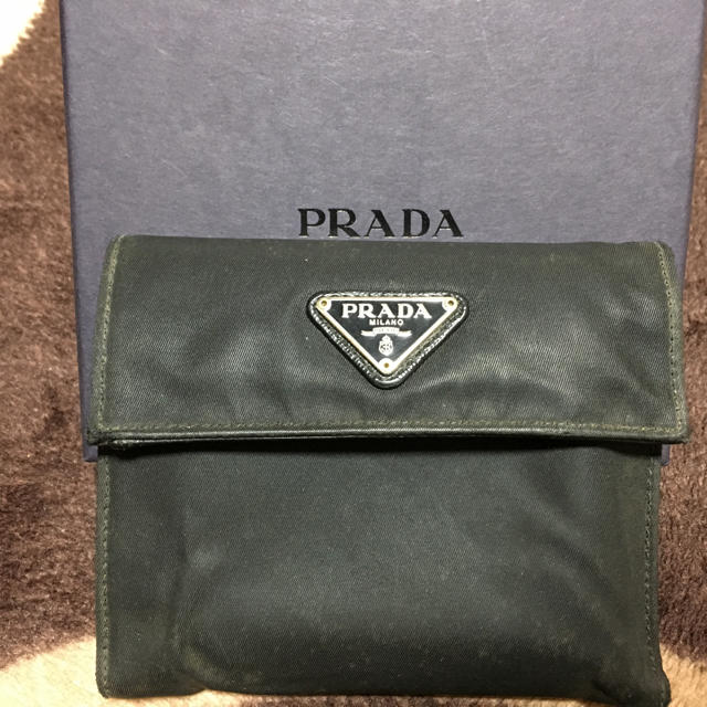 PRADA(プラダ)のPRADA プラダ 三つ折り財布 メンズのファッション小物(折り財布)の商品写真