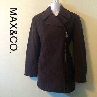 マックスアンドコー(Max & Co.)の格安⭐️MAX&CO.ジップハーフコート(ノーカラージャケット)