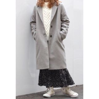 ダブルクローゼット(w closet)のw closet ＊＊＊チェスターコート グレー＊＊＊(チェスターコート)