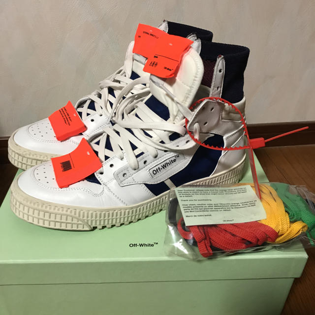 OFF-WHITE(オフホワイト)のゆう様専用   Off-white ハイカットスニーカー メンズの靴/シューズ(スニーカー)の商品写真