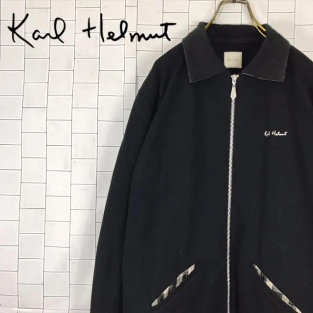 Karl Helmut(カールヘルム)のKarl Helmut カールヘルム コットンブルゾン ジップアップ M メンズのジャケット/アウター(ブルゾン)の商品写真