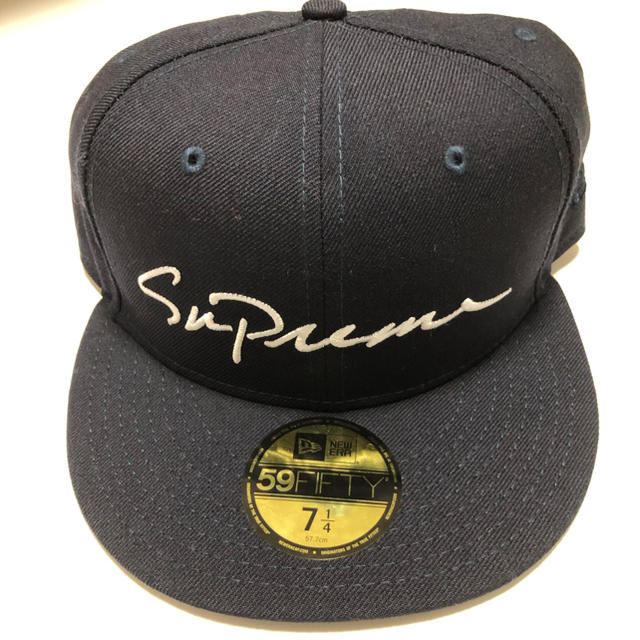 キャップ18aw Supreme Classic Script NEW ERA