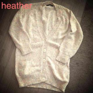 ヘザー(heather)のぽむ様専用出品(カーディガン)