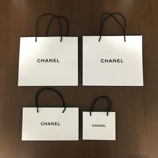 シャネル(CHANEL)のCHANEL(シャネル)ショッパー袋 4枚セット(ショップ袋)