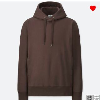 ユニクロ(UNIQLO)のユニクロユー スウェットプルパーカ ブラウン(パーカー)