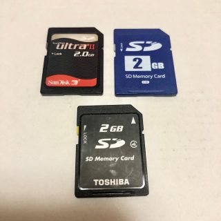 トウシバ(東芝)のSDカード 2GB(PC周辺機器)