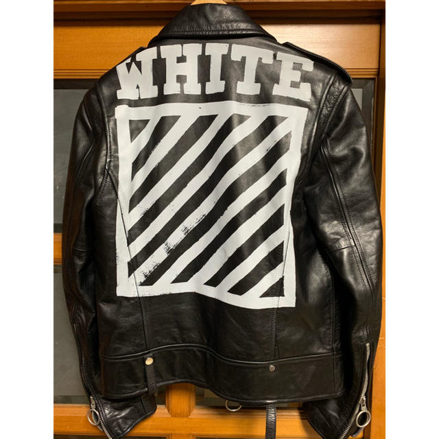 OFF-WHITE(オフホワイト)のoff-white オフホワイト ライダース メンズのジャケット/アウター(ライダースジャケット)の商品写真