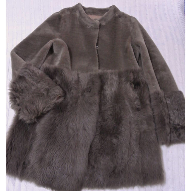 (交渉可)  最終値下げ 高級fur coat 極美品 ムートンコート