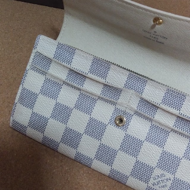 お気に入りの LOUIS VUITTON - ルイヴィトン ダミエ アズール 長財布