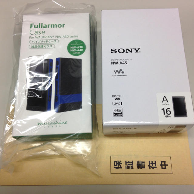 新品 Sony WALKMAN NW-A45 16GB ケース付き