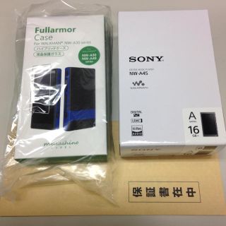 ウォークマン(WALKMAN)の新品 Sony WALKMAN NW-A45 16GB ケース付き(ポータブルプレーヤー)