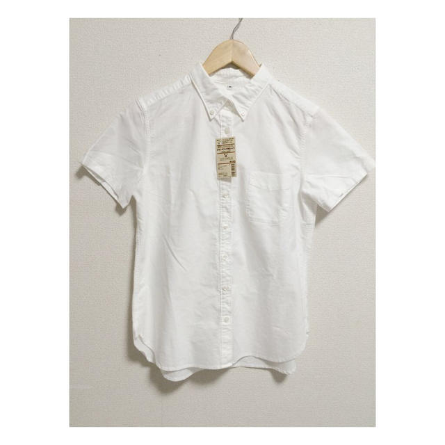 MUJI (無印良品)(ムジルシリョウヒン)のボタンダウンシャツ レディースのトップス(シャツ/ブラウス(半袖/袖なし))の商品写真