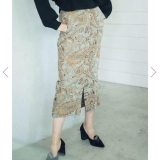 アメリヴィンテージ(Ameri VINTAGE)のAmeri VINTAGE PAISLEY RUG SKIRT(ロングスカート)