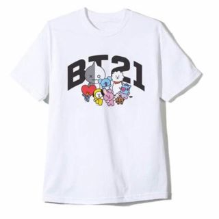 ボウダンショウネンダン(防弾少年団(BTS))の【最安値売り切り】BT21CLUB Archies WHITE Tee / S(Tシャツ/カットソー(半袖/袖なし))