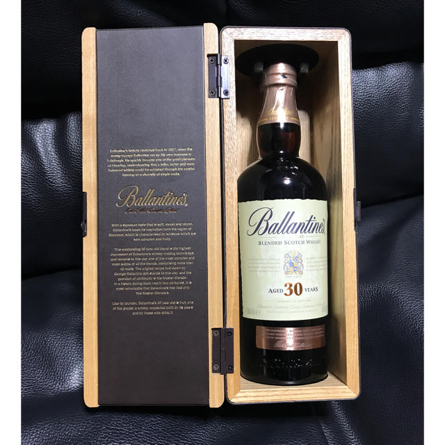 Ballantine's バランタイン30年 スコッチウイスキー 木箱＆外箱付