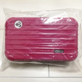 リモワ(RIMOWA)の【最終出品】タイ航空ファーストクラスアメニティ　リモワ　赤紫色(旅行用品)