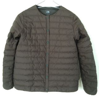 ザノースフェイス(THE NORTH FACE)のウインドストッパー インナーダウンカーディガン NDW91861-CW ブラウン(ダウンジャケット)