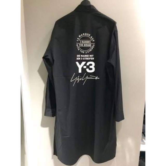 【レア・美品!!】Y-3 YOHJI SHIRT スタッフシャツ(BLACK)