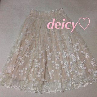 デイシー(deicy)のデイシー♡チュールスカート(ひざ丈スカート)