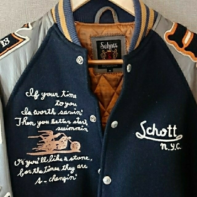 ◆美品◆Schott◆スタジャン◆