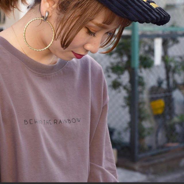 w closet(ダブルクローゼット)のシンプルロゴTee レディースのトップス(Tシャツ(長袖/七分))の商品写真