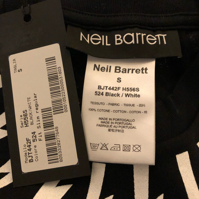 NEIL BARRETT(ニールバレット)の正規品ニール バレット Neil Barrett メンズ Tシャツ sサイズ メンズのトップス(Tシャツ/カットソー(半袖/袖なし))の商品写真