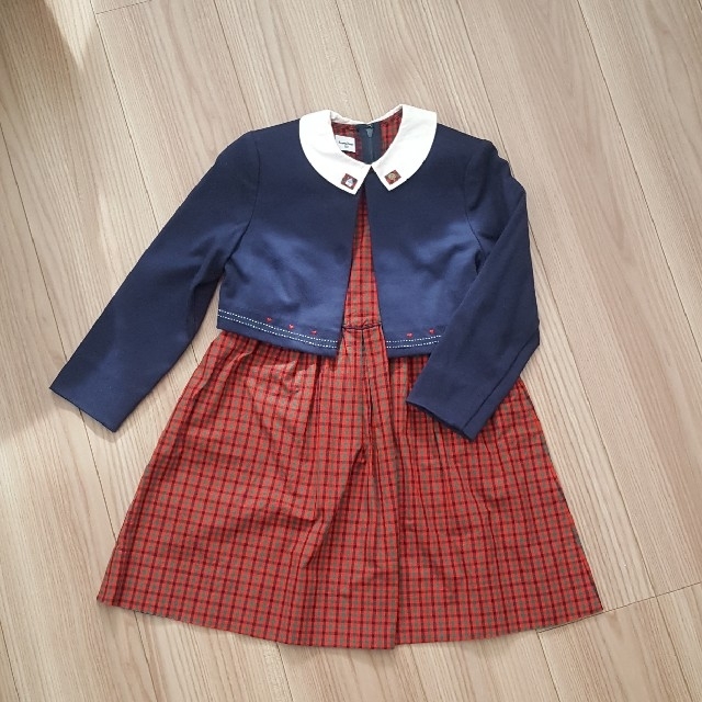 familiar(ファミリア)のファミリア　ジャケット　ワンピース キッズ/ベビー/マタニティのキッズ服女の子用(90cm~)(ドレス/フォーマル)の商品写真