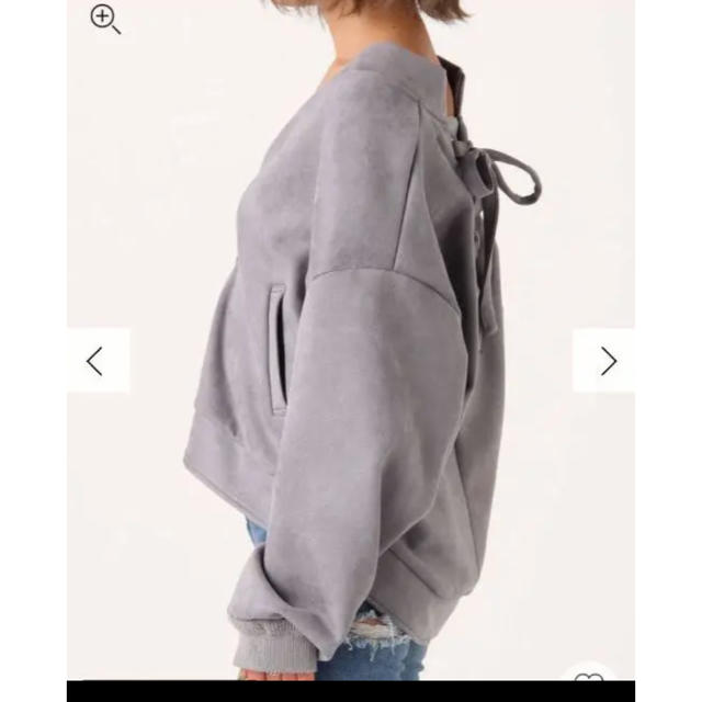 GYDA(ジェイダ)のベロア ブルゾン レディースのジャケット/アウター(ブルゾン)の商品写真