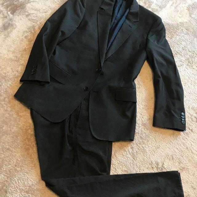 DOLCE&GABBANA(ドルチェアンドガッバーナ)の☆DOLCE&GABBANA 黒タグナローラペルブラックシルク混スーツ４６☆ メンズのスーツ(セットアップ)の商品写真