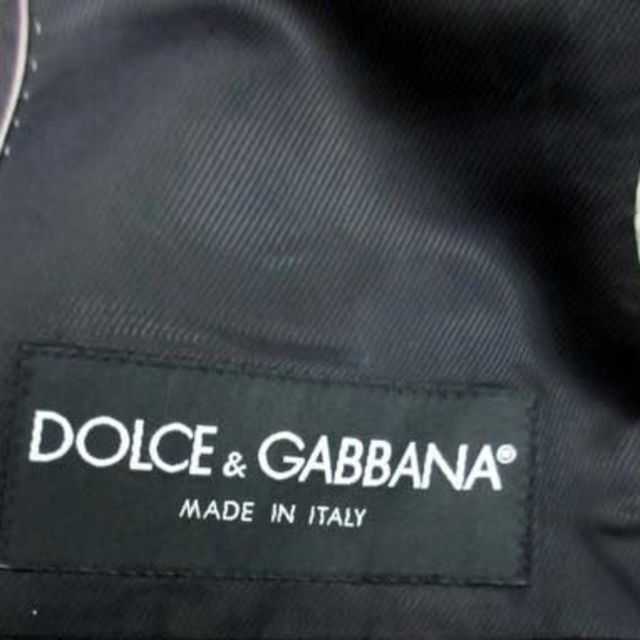 DOLCE&GABBANA(ドルチェアンドガッバーナ)の☆DOLCE&GABBANA 黒タグナローラペルブラックシルク混スーツ４６☆ メンズのスーツ(セットアップ)の商品写真