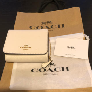 コーチ(COACH)のcoach☆折り財布 IMCHK チョーク(財布)