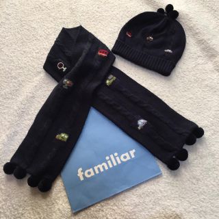 familiar マフラー、手袋、ニット帽 サイズM