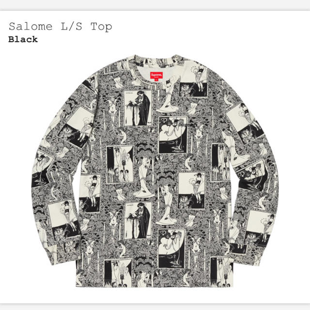 supreme salome L/S top black M - dudubarrestaurants.com