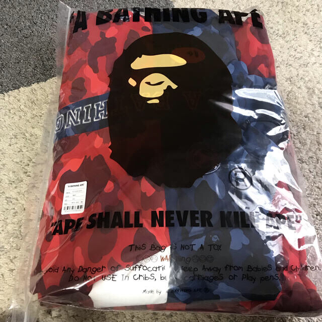 A BATHING APE(アベイシングエイプ)の【新品】2XL BAPE PSG LONG DOWN JACKET ape  メンズのジャケット/アウター(ダウンジャケット)の商品写真