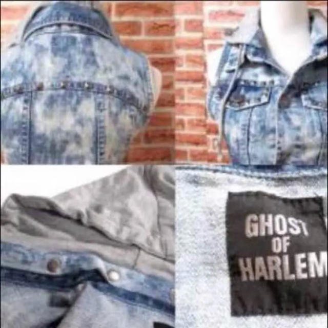 GHOST OF HARLEM(ゴーストオブハーレム)の【新品タグ付き】GHOST OF HERLEM☆ノースリフード付きベスト♡ レディースのトップス(ベスト/ジレ)の商品写真