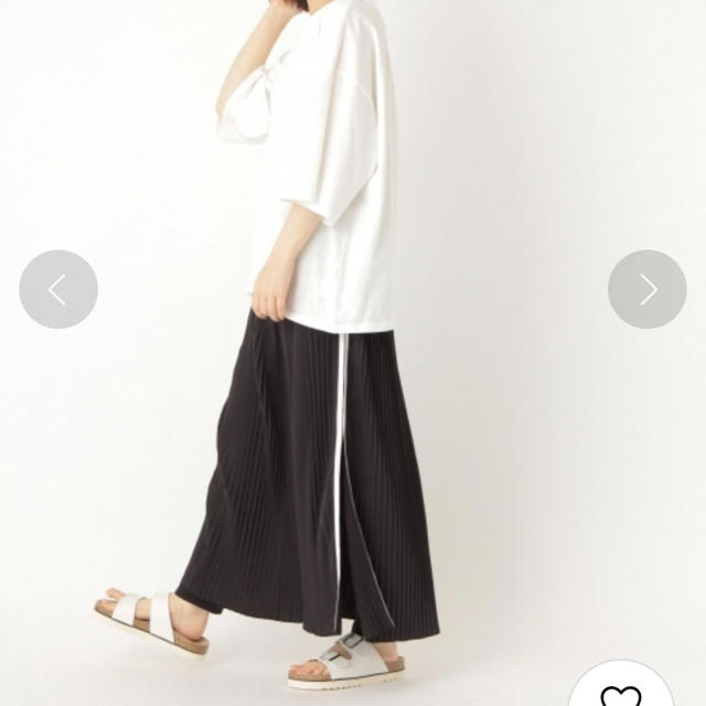 niko and...(ニコアンド)のプリーツラインスカート レディースのスカート(ひざ丈スカート)の商品写真