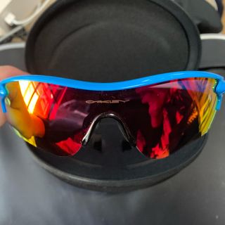 Oakley オークリー サングラス レーダーロックパス 水色の通販 ラクマ