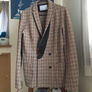 カラー(kolor)のkolor  14aw ガンクラブチェック  テーラードジャケット (テーラードジャケット)