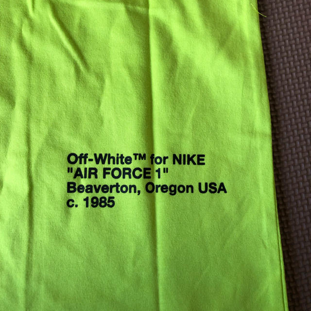 OFF-WHITE(オフホワイト)の【US Sサイズ】offwhite Tシャツ エアフォース1   オフホワイト メンズのトップス(Tシャツ/カットソー(半袖/袖なし))の商品写真